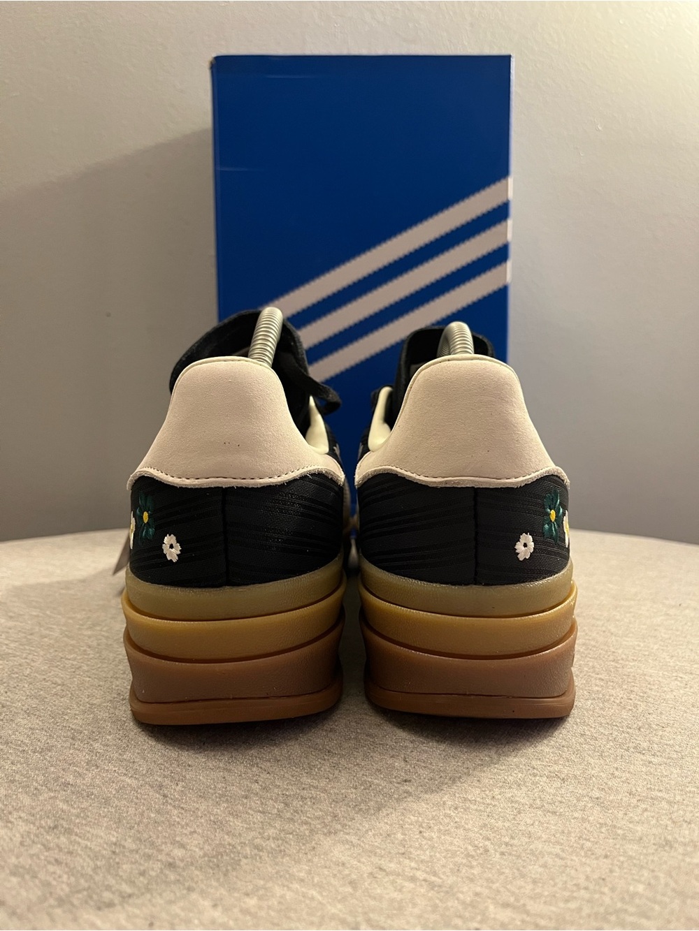 Adidas x Liberty London Gazelle Bold 'Black Floral' Women's Shoe Size 7.5 IH1922 - Picture 6 of 12